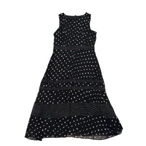 Taylor Charming Black and White Womens Dress Sz 14